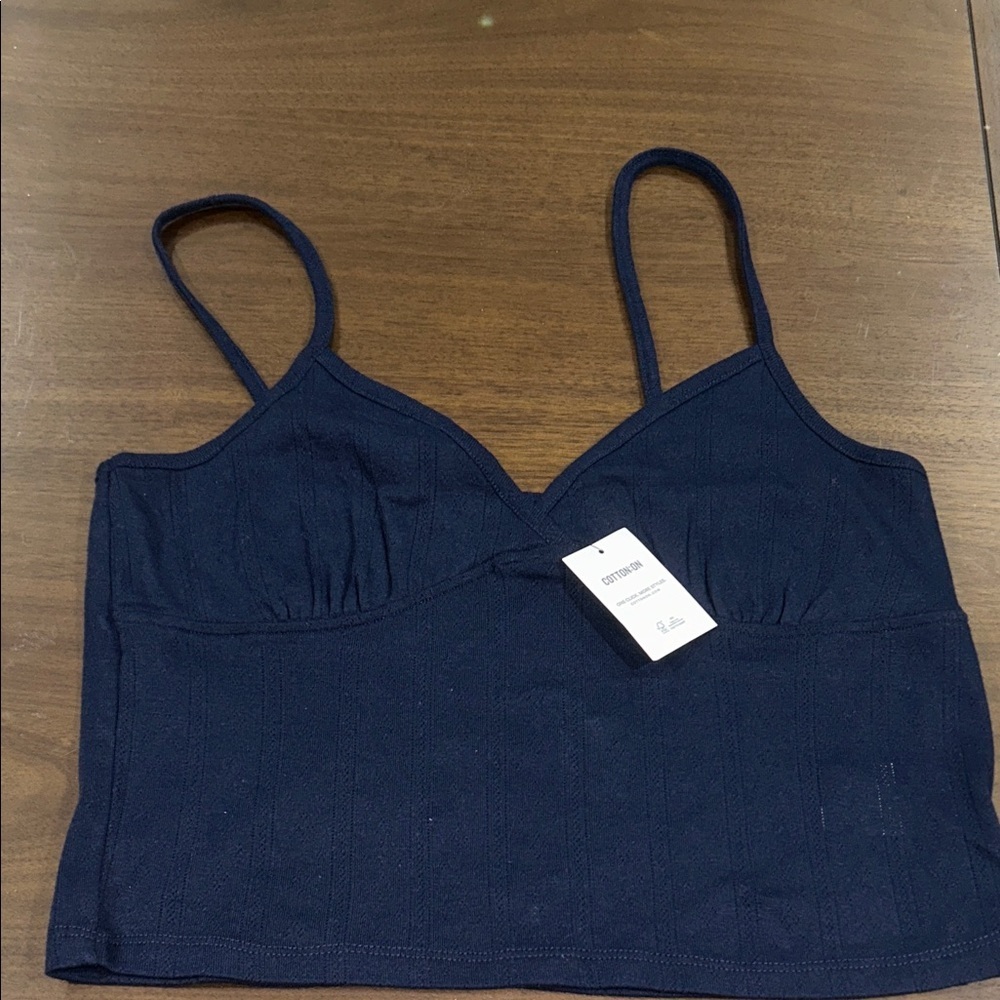 Y2K Cotton On NWT Spaghetti Strap Crop Top Vintage